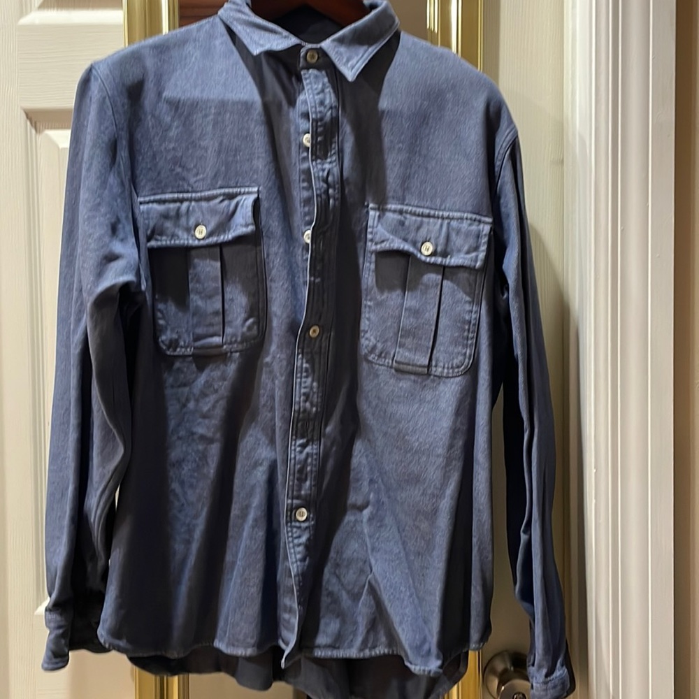 Button down denim shirt